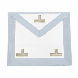 Set de 3 distintivos triangulares personalizables con cuentas, ecológicos, con cierre de velcro, del Rito Escocés Rectificado (RSR), para Maestro Masón Venerable - Product Image 4