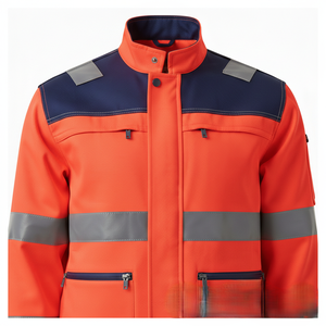 Traje de Trabajo de Seguridad Reflectante de Alta Visibilidad para Construcción |   Chaqueta y Pantalones Impermeables de Alta Visibilidad para Hombre, Logotipo Personalizado ODM - Product Image 1