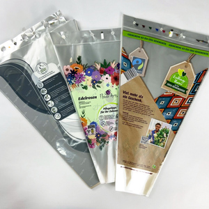 Fundas para Ramos de Flores de Fábrica, Reciclables, con Logotipos Personalizados Impresos, Transparentes, de BOPP, Impermeables, Aptas para Alimentos, No Tóxicas - Product Image 4