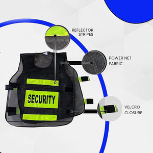 Chaleco de Seguridad Reflectante de Alta Visibilidad para Trabajo de Construcción, Uso Nocturno en Exteriores, Certificado ANSI, Ligero y Ajustable - Product Image 3