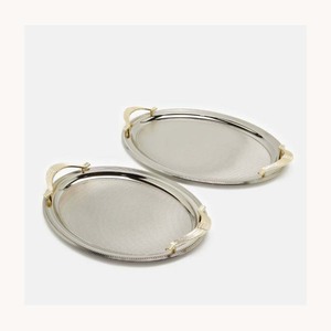 Luxury Metal Food Serving Tray Premium Customized New Arrival Snack Dessert Tea Coffee Display Tray Gift Collection - Product Image 5