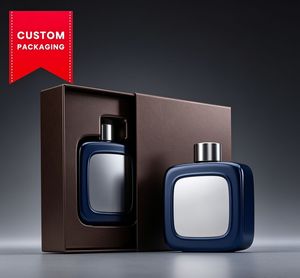 Custom Printed Rigid Perfume <b>Box</b> High Gloss Mirror Finish Handle UV Coating for Luxury Fragrances OEM Perfume <b>Bottle</b> Packaging - Product Image 1