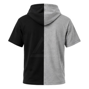 Camisetas con Capucha Premium para Hombre, Transpirables, de Manga Corta, que Absorben la Humedad, para Correr, Fitness, Entrenamiento, Ropa Deportiva Informal - Product Image 2