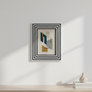 Cadre photo en résine avec incrustation de os, fait main, réglable, rectangulaire vertical, décoration d'intérieur, à poser sur table ou à accrocher au mur - Product Image 4