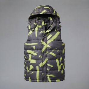 Chaleco Acolchado con Capucha para Hombre, de la Mejor Calidad, con Aislamiento Térmico, Estilo Camuflaje, para Invierno, sin Mangas, para Actividades al Aire Libre - Product Image 3