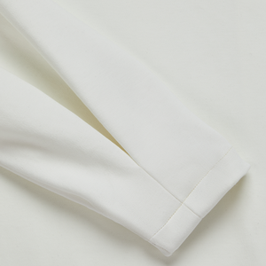 เสื้อยืดคอกลมโอเวอร์ไซส์สีพื้นผ้าฝ้าย 100% พิมพ์ลายได้ตามสั่ง แขนยาวสองชั้นสำหรับผู้ชาย - Product Image 6