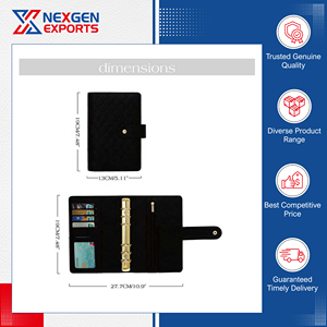 Worldwide Selling Unmatched Quality Attractive Design PU Leather Magnetic Budget <b>Binder</b> Planner at Reliable Market Price - Product Image 5
