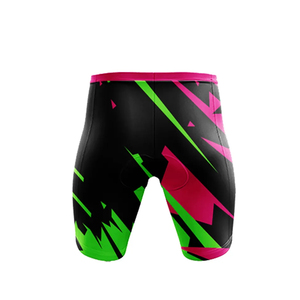 Custom Sublimated Sleeveless Hooded Football Vest Set with Geometric Print and <b>Compression</b> <b>Shorts</b> for Adults Unisex All Seasons - Product Image 4