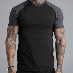 Camiseta de Hombre de Alta Calidad, 100% Algodón, Transpirable, Manga Corta, Corte Regular, Tela de Lona, Color Sólido para Adultos - Product Image 3
