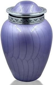 Ornamental Adult Aluminum Cremation Funeral Ash Holder <b>Memorial</b> <b>Keepsake</b> Urn With Refined Decorative Surface Finish - Product Image 5