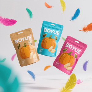 Doypack Zipper <b>Packaging</b> <b>Bag</b> with Custom Printing Stand up Mylar Pouch for Dry Fruits and Snack Foods - Product Image 4