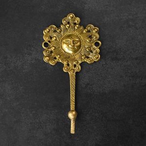 Vintage Brass <b>Wall</b> Hooks For Entryway Organization Decorative Hanging Storage Solution Home Bathroom Bedroom Accessories - Product Image 3