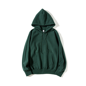 เสื้อฮู้ดดี้โอเวอร์ไซส์ผ้าฝ้ายปักลายโลโก้แบบกำหนดเองสำหรับผู้ชาย สีดำ สไตล์สตรีทแวร์ - Product Image 6