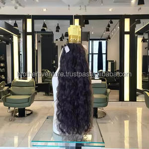 100% Raw Virgin Indian Young Donor Remy Extensiones de cabello Natural HD Lace Bundle Cabello sin procesar - Product Image 4