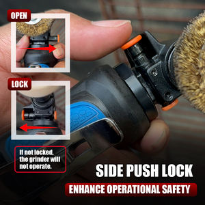 Amoladora Angular Inalámbrica de 1/4\", Herramienta de Pulido de 90 Grados para Bricolaje, Velocidad Variable, Diseño Ligero, 20,000 RPM, Grado Industrial, LEMATEC - Product Image 3