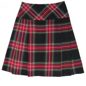 <b>Black</b> High Waist A-Line <b>Skirt</b> With Front <b>Pleat</b> Design - Product Image 6