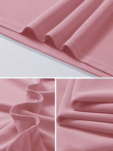 Men's Pink Short Sleeve Polo Shirt Cotton Oxford Fabric Breathable Casual Design Button Front Regular Fit - Product Image 4
