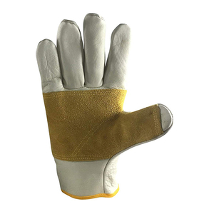 Guantes de Soldadura de Cuero, Guantes de Soldadura TIG de Piel de Vacuno y Ante, Resistentes al Calor, Anticorte, Antideslizantes y Gruesos - Product Image 3