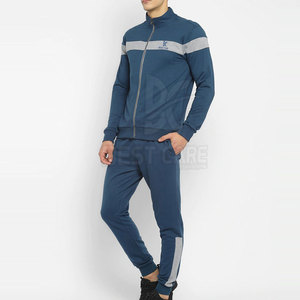 Conjuntos deportivos ligeros y cómodos con cremallera para hombre, diseño personalizado con cuello alto y cremallera. - Product Image 3