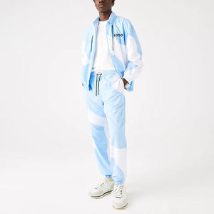 Custom Oversize Sportwear Streetwear Casual Sweatsuit 3m Reflective Windbreaker Nylon Tracksuit Men <b>Jacket</b> and Jogger Set - Product Image 4