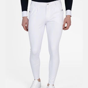 Pantalon d'équitation slim fit pour homme, matière respirante et extensible, idéal pour l'entraînement et les concours, confortable. - Product Image 1