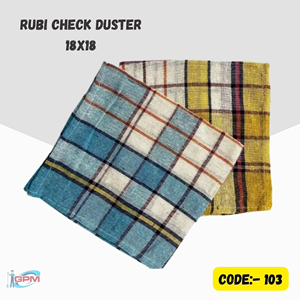 Paño de Limpieza de Algodón Rubi Check de Alta Calidad, Tela Duradera y Resistente para Limpiar Superficies de Muebles de Hogar y Oficina - Product Image 6