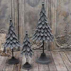 Metal Cone <b>Christmas</b> <b>Tree</b> Decorations Modern Centerpieces for Holiday <b>Table</b> Decor - Product Image 4