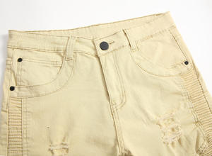 Jeans de Hombre de Lujo 2026, Lavados, Rectos, Ecológicos, 100% Algodón, Ligeros, Cómodos, Transpirables, Denim Premium, OEM Personalizado - Product Image 4