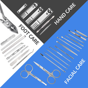 Professional Stainless Steel Manicure Tools <b>Kit</b> for <b>Nail</b> Care Grooming and Personal Beauty Complete <b>Nail</b> Care Manicure Tool <b>Kit</b> - Product Image 5