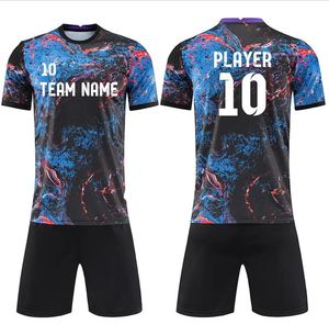 Maillot de football au design parfait, haute qualité, avec numéro et nom d'équipe, dernier design, respirant, pour adultes, tissu doux. - Product Image 1