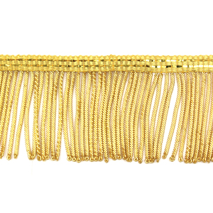 Flecos de alambre metálico dorado con borlas de rayón para decoración de prendas y cortinas - Proveedor confiable fabricante para iglesias - Product Image 6