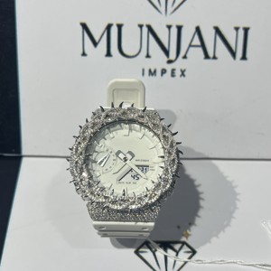 Relojes de Pulsera Deportivos de Moda para Hombre, Estilo Hip Hop, con Diamantes de Imitación VVS, Movimiento Mecánico ETA, Cristal de Zafiro, Correa de Cuero - Product Image 2