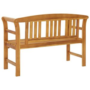 Banco de Jardín de Madera de Acacia Sólida, Muebles de Patio Duraderos de Tamaño Mediano - Product Image 4