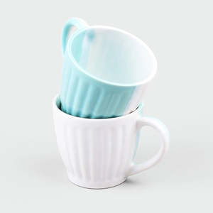 Stunning Vintage Pastel-Coloured Ceramic <b>Tea</b> <b>Cup</b> Set 6 Durable Porcelain 200ml Capacity Custom Cute Handle for Afternoon <b>Tea</b> - Product Image 2