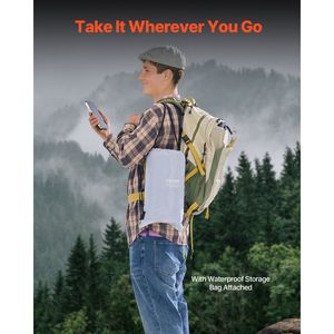 Grande couverture de camping en polaire polyester imperméable, coupe-vent et ignifuge, idéale pour l'extérieur et les stades - Product Image 6