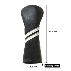 Nouveaux arrivages : housses de tête de club de golf en cuir sur mesure, de qualité supérieure, imperméables, en grande quantité. - Product Image 4