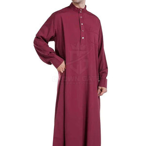 Custom Logo Design Muslim Robes With Soft Fabric Elegant Design Modest Clothing For <b>Men</b> Casual And Formal Wear - Product Image 2