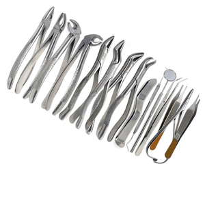 Juego de Instrumentos Quirúrgicos Dentales de 35 Piezas, Acero Inoxidable, Pinzas de Extracción, Elevadores, Tijeras, Certificación CE, Herramientas Manuales, Color Rosa - Product Image 3