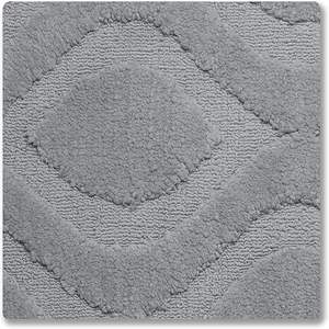 พรมเช็ดเท้าห้องน้ำสีพื้นแบบใหม่ ดูดซับน้ำได้ดี ผลิตจากไมโครไฟเบอร์ พร้อมแผ่นรองกันลื่น TPR - Product Image 2