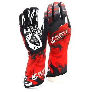 2025 Custom Design Professional Nomax Sports <b>Gloves</b> for Adults High Quality Kart Racing Riding Breathable Windproof in Black - Product Image 1