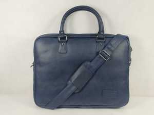 Maletín para Portátil de Cuero Sintético PU Impermeable Negro para Hombre y Mujer, Elegante Bolso de Mano Cruzado para Negocios con Asas Dobles - Product Image 1