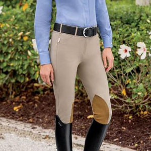 Women's <b>Equestrian</b> Printed Anti-Bacterial Breathable Spandex/Polyester Tights Full Seat <b>Leggings</b> for Horse Riding Training - Product Image 2
