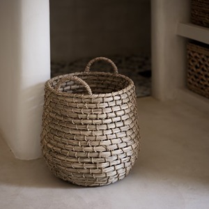 Cestas de mimbre marino hechas a mano con borde envuelto, cestas de almacenamiento ecológicas al por mayor, hechas en Vietnam - Product Image 4