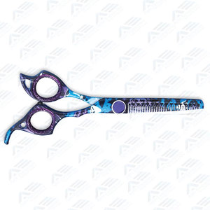 Nouvel arrivage : Ciseaux de coiffure professionnels en acier de qualité pour la coupe et l'éclaircissement des cheveux – Instruments de coiffure et de soin capillaire - Product Image 3