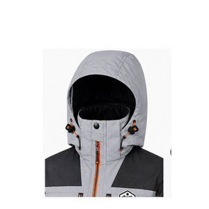 Men's Heavy Winter Parka <b>Jacket</b> with Adjustable Drawstring Hood, Thermal Lining, Durable Fabric and Stylish Casual Design - Product Image 4