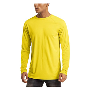 Polyester Cotton Custom Men Long Sleeve <b>Shirts</b> Gym Fitness Full Sleeves <b>T</b>-<b>shirt</b> <b>Bodybuilding</b> Contrast Color O Neck Man <b>Shirts</b> - Product Image 1