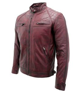 เสื้อเชิ้ตเดรสหนังแกะแท้คุณภาพเยี่ยม ดีไซน์ใหม่ ทรงคอตั้ง มีกระเป๋าหน้า ระบายอากาศได้ดี - Product Image 5