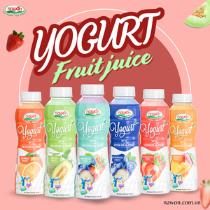 Boisson au yaourt, jus de myrtille, probiotiques et prébiotiques, bouteille de 325 ml, Nawon, fabrication au Vietnam, boisson lactée aux fruits - Product Image 6