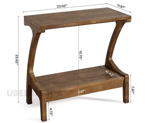 Modern Wooden Coffee <b>Table</b> <b>with</b> Storage <b>Shelf</b> for Living Room Home Furniture - Product Image 2