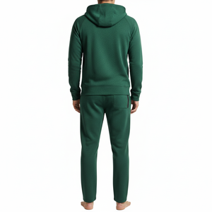 Men Athletic Tracksuit <b>Zip</b> Hoodie Set Workout Gym Jogger Set Wholesale Sportswear Manufacturer - Product Image 2